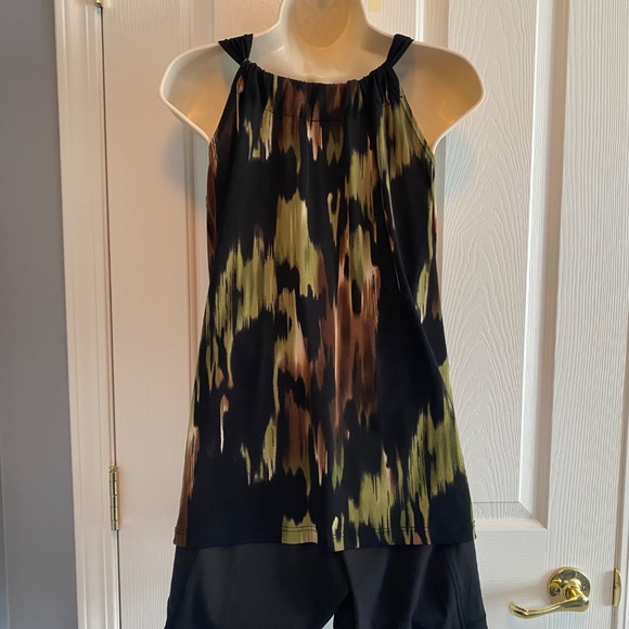 BUY 2 ITEMS GET 1 FREE - Perception Concept Watercolour Sleeveless Blouse Sz L - Picture 3 of 5